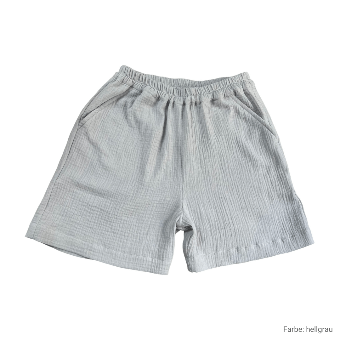 Damen Shorts aus Musselin Baumwolle von Musselin Liebe