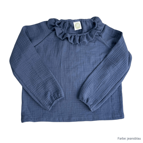 Kinderbluse aus Musselin Baumwolle von Musselin Liebe