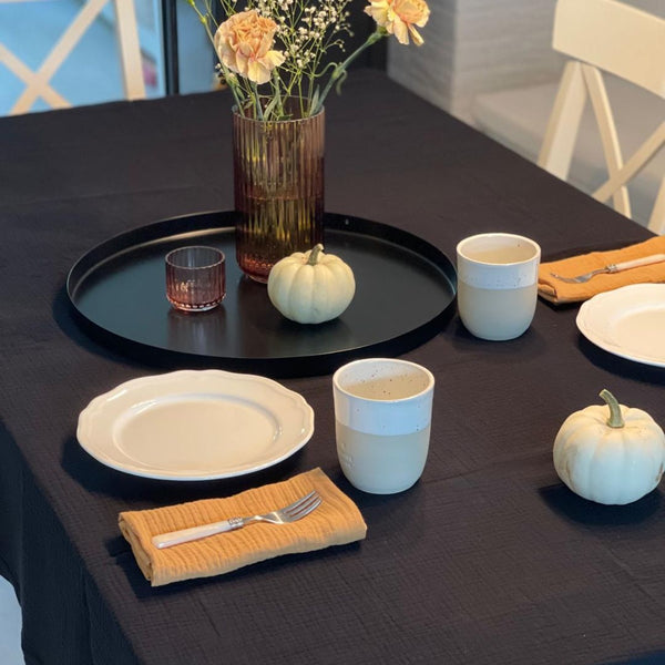 Tischdecke aus Musselin Baumwolle von Musselin Liebe