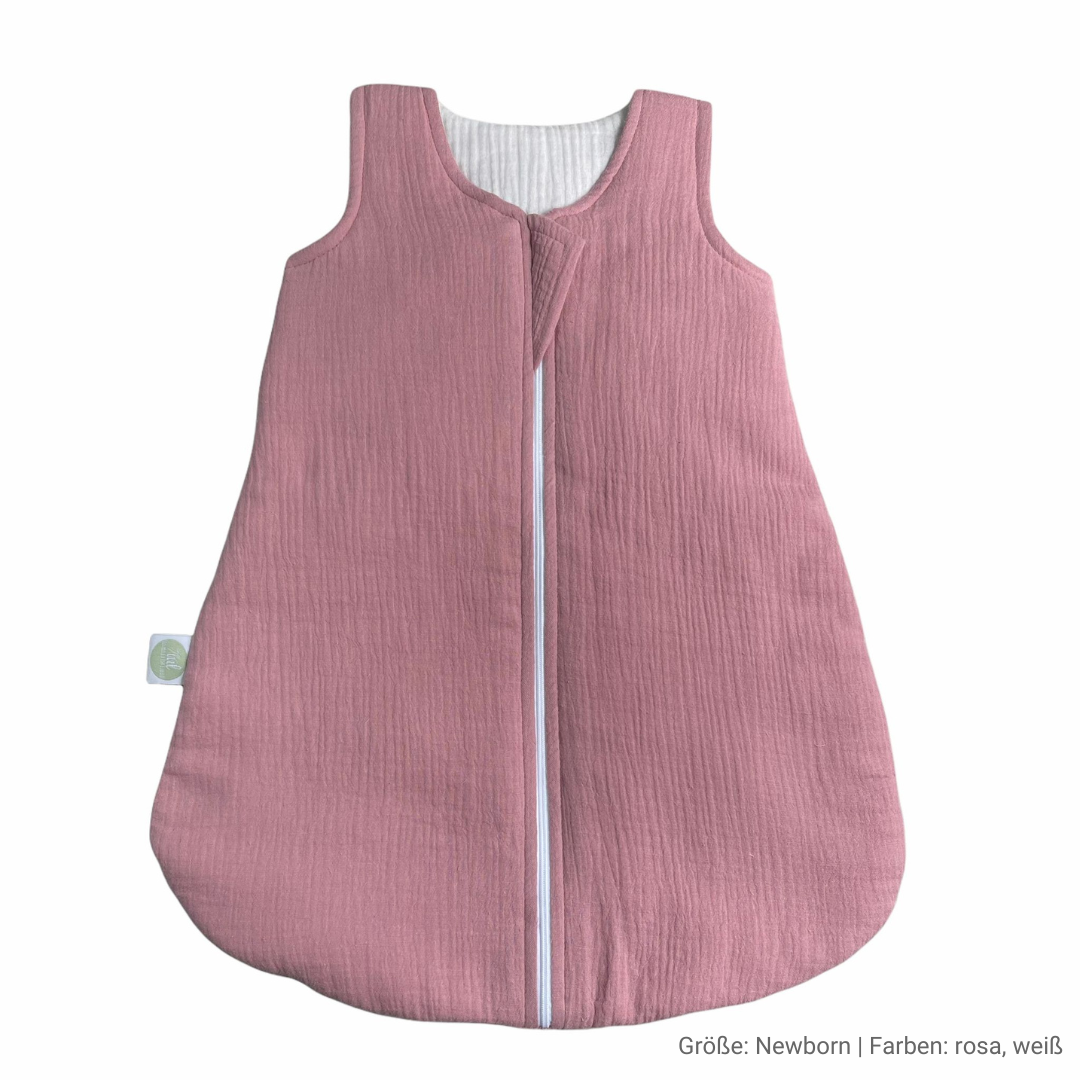 musselin schlafsack 110 Kuscheliger Schlafsack (gefüttert)