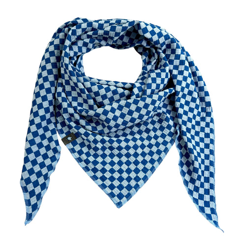 M Tuch "Checkered" - Blau