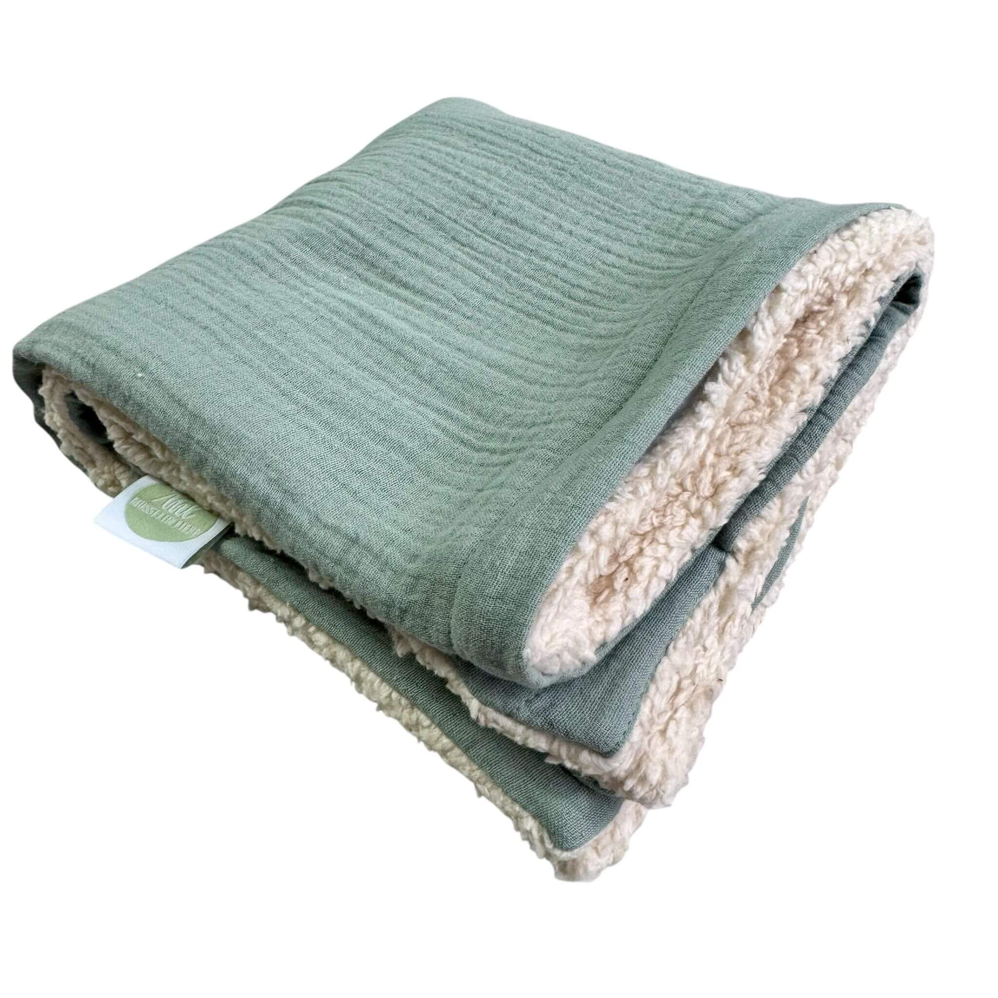 Musselin Liebe Teddy Kissenbezug Musselin Baumwolle Kuschelkissen Kissenbezug Winter