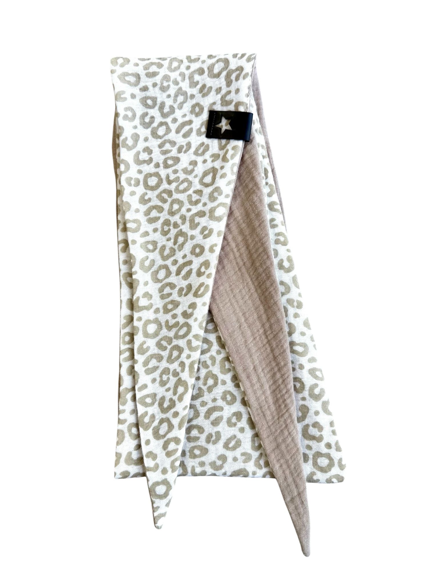 Musselin Liebe Mini Sophie Scarf Leo sand
