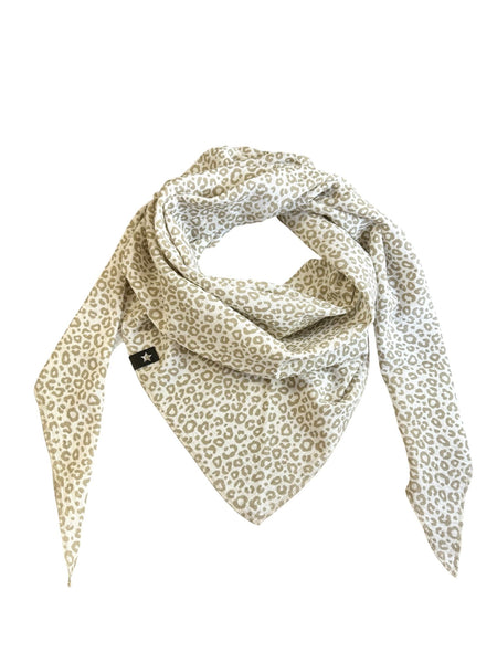 Musselin Liebe M Tuch Dreieckstuch Halstuch in Leo sand