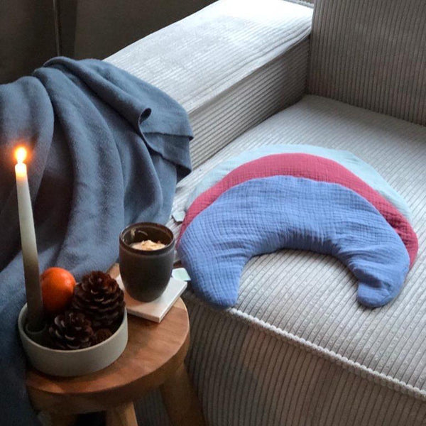 Wärmekissen mikrowelle musselin baumwolle dinkelkissen dinkel körnerkissen nackenhörnchen getreidekissen