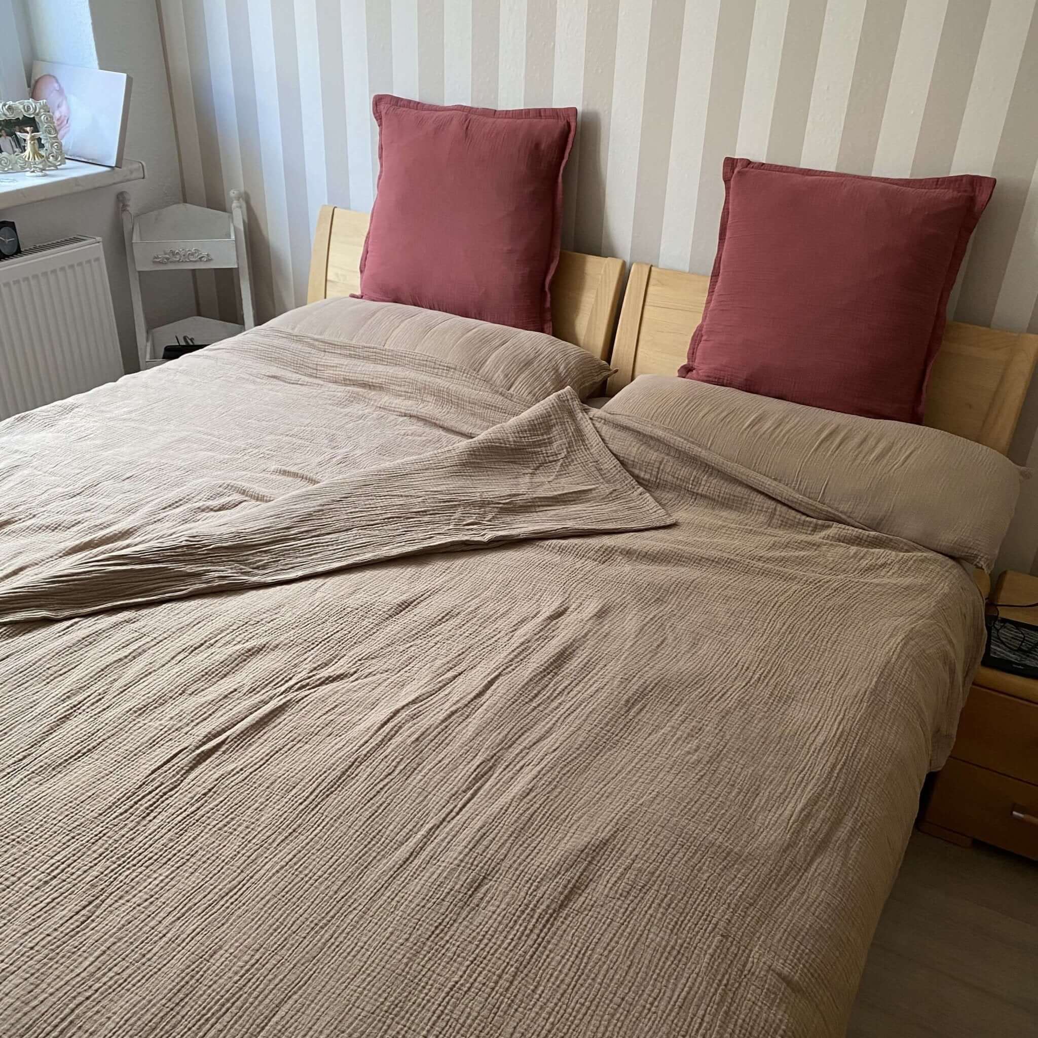 Gemütliche Bettwäsche aus 100% Musselin Baumwolle von Musselin Liebe