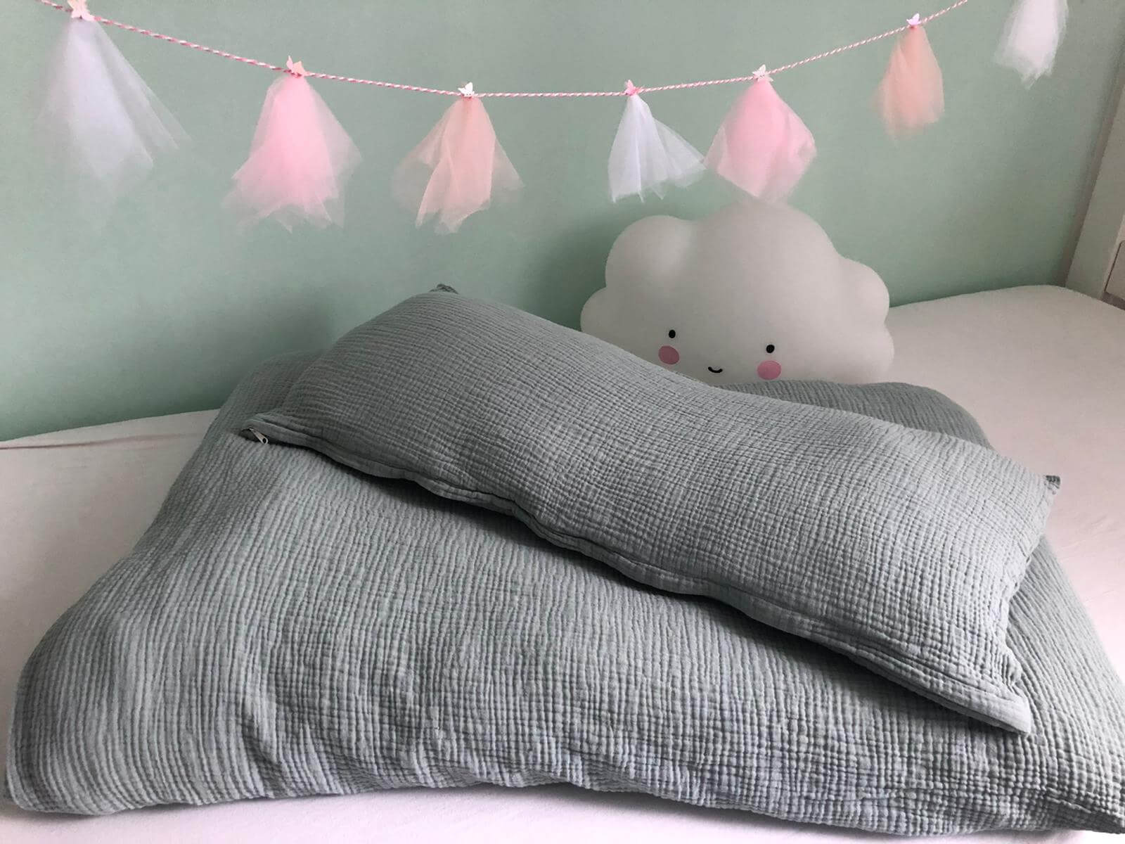 Gemütliche Kinderbettwäsche aus 100% Musselin Baumwolle von Musselin Liebe