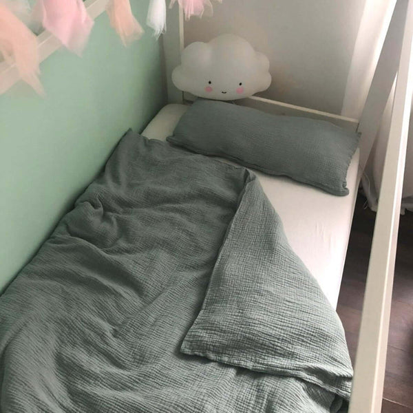 Gemütliche Kinderbettwäsche aus 100% Musselin Baumwolle von Musselin Liebe