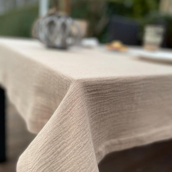 Tischdecke aus Musselin Baumwolle von Musselin Liebe